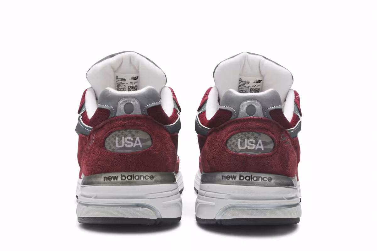 New Balance 993 Made in USA Burgundy, view 7