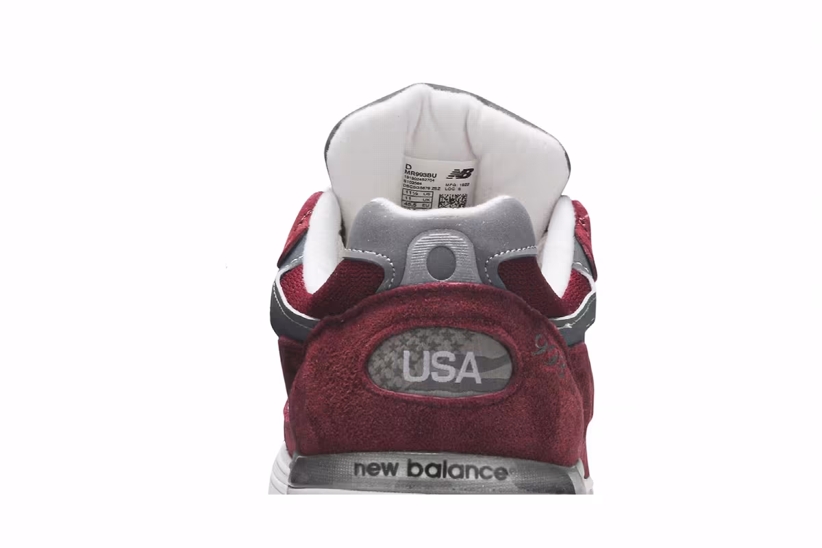 New Balance 993 Made in USA Burgundy, view 8
