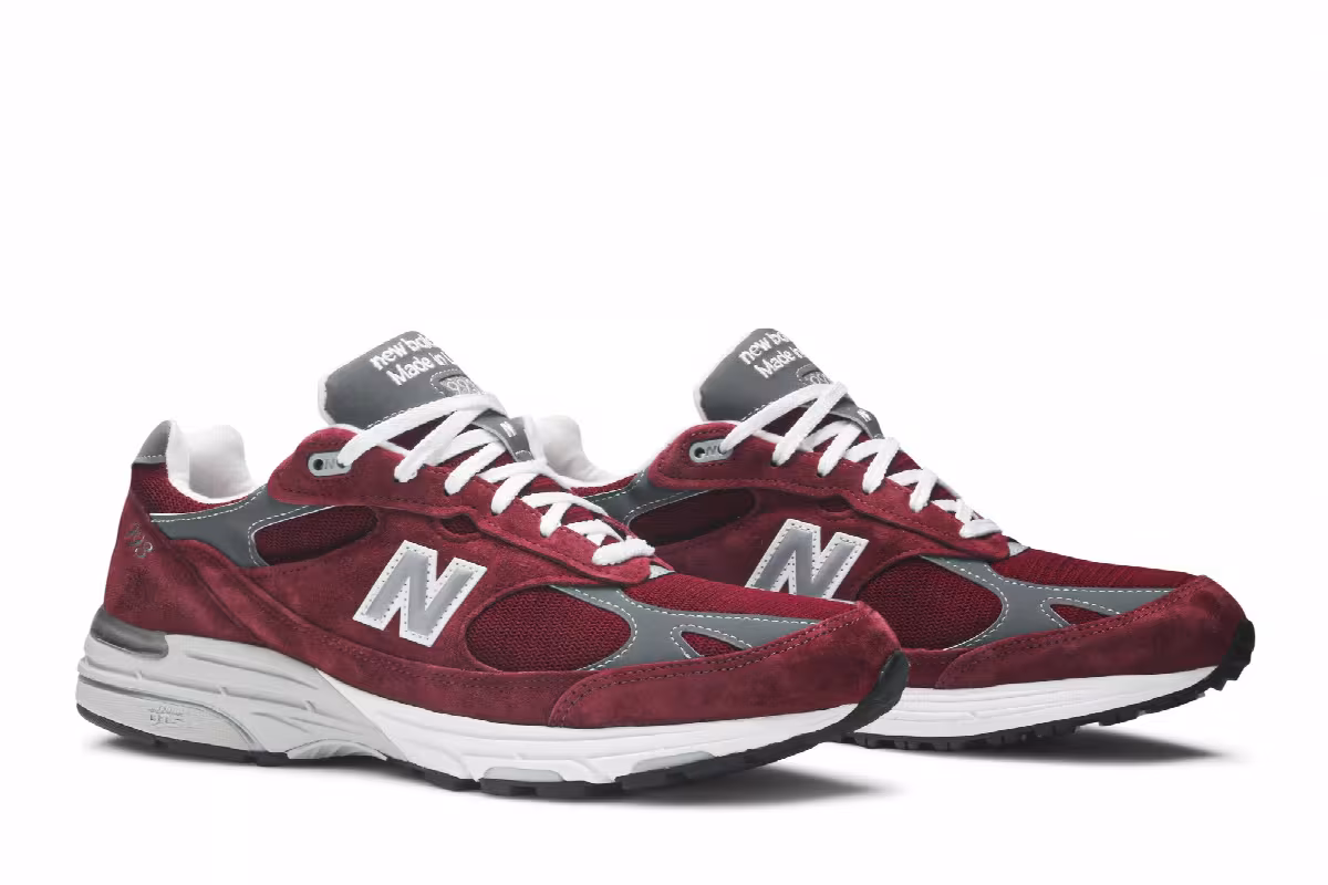 New Balance 993 Made in USA Burgundy, view 9