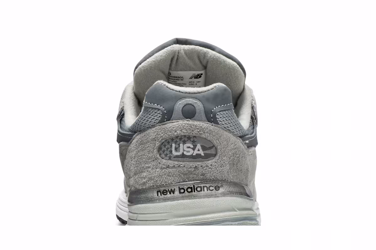 New Balance Women's 993 Made In USA Grey, view 8