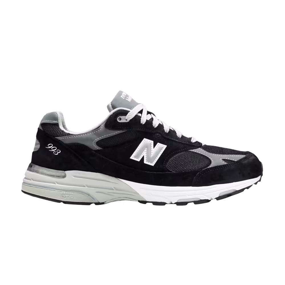New Balance 993 Made In USA 2E Wide Black White