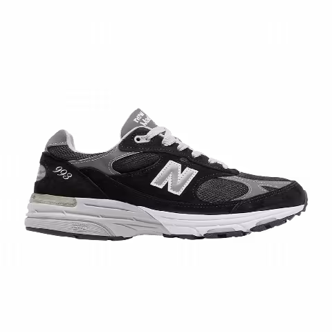 New Balance Wmns 993 Made In USA 2E Wide 'Black Grey'