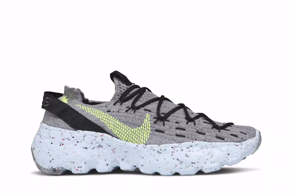 Nike Women's Space Hippie 04 This Is Trash - Volt, view 2