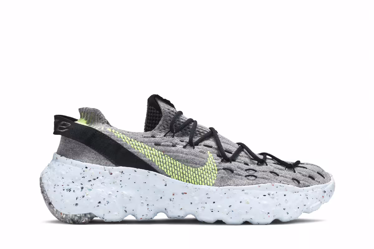 Nike Space Hippie 04 Grey Volt, view 2