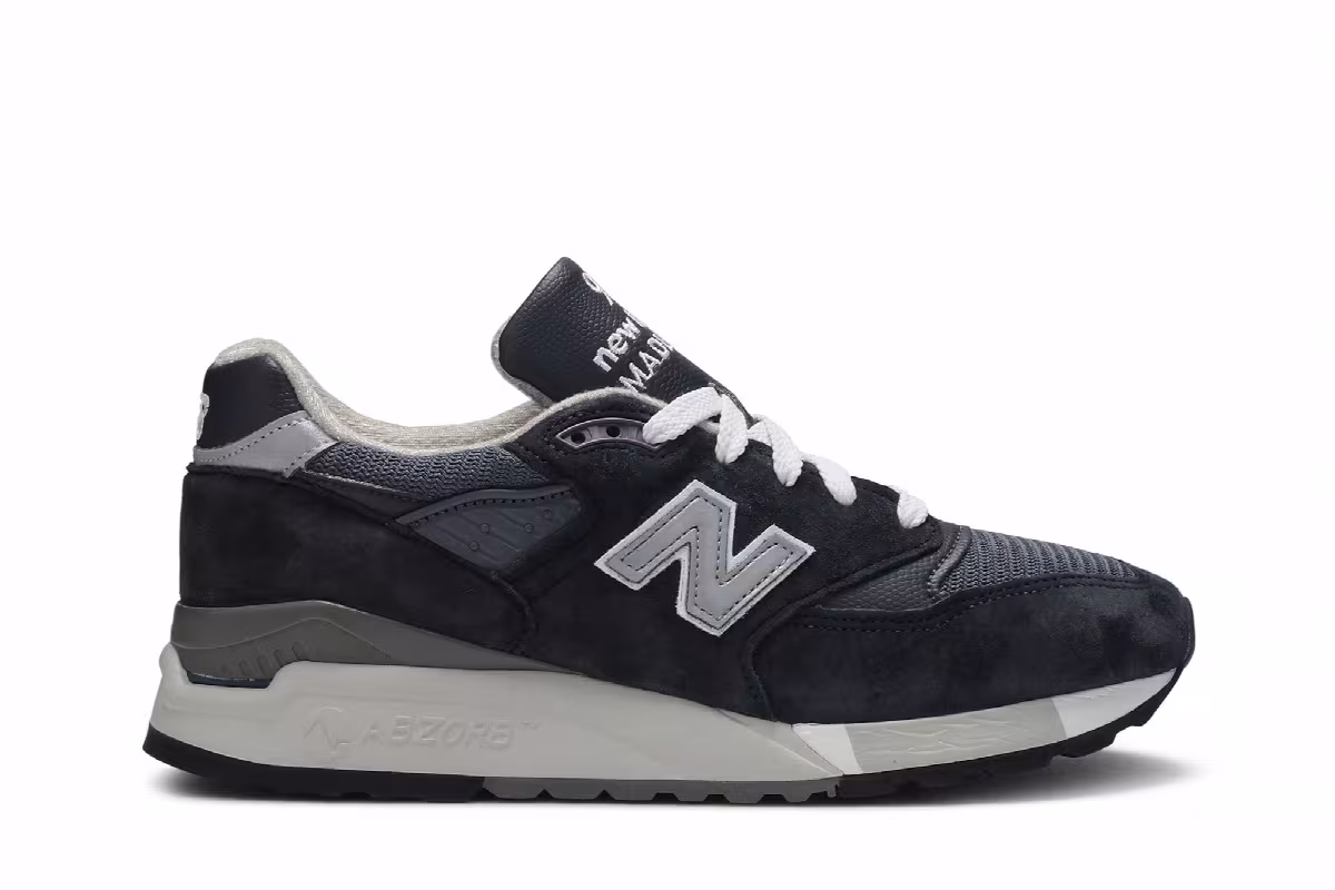 Kith x New Balance 998 Made in USA Shark, view 2