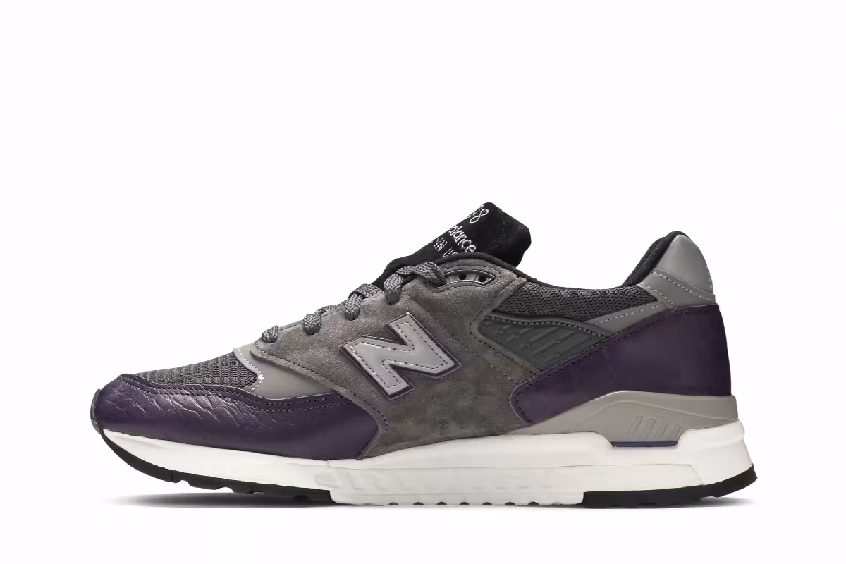 New Balance 998 Made in the USA Purple Croc, view 4