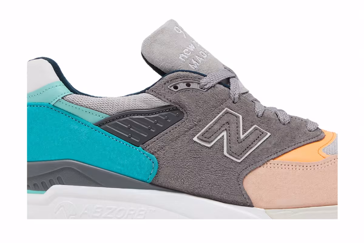 New Balance 998 Made in USA Sand Teal, view 3