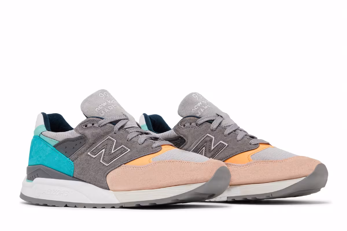 New Balance 998 Made in USA Sand Teal, view 9