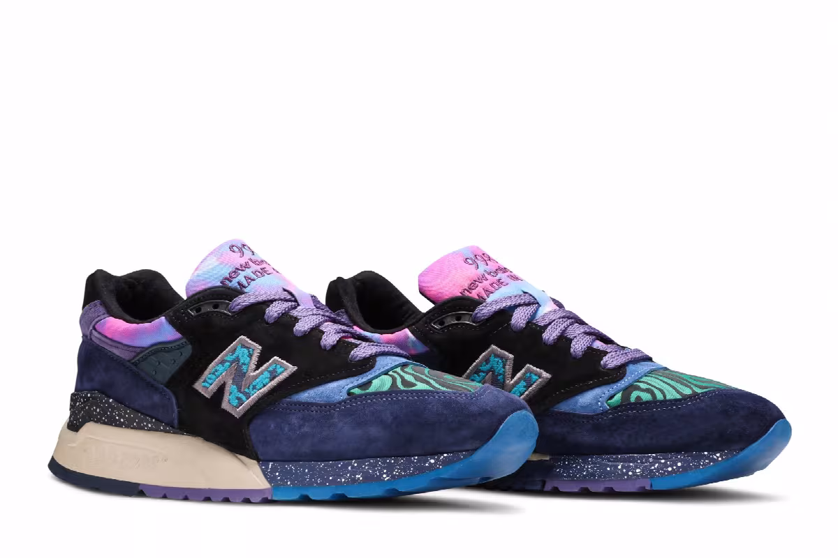 New Balance 998 Made in USA Festival Pack - Blue, view 9