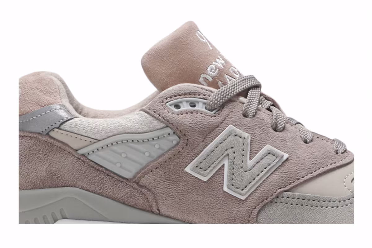 New Balance Women's 998 Made in USA B Pink Grey, view 3