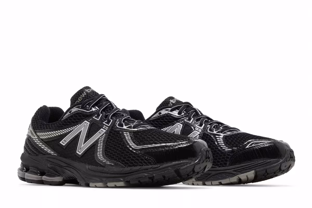 New Balance 860v2 Black Grey, view 9