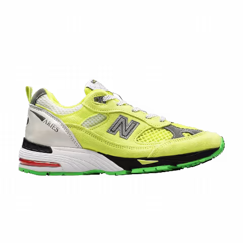 New Balance Aries x Wmns 991 Made in England 'Neon Yellow'