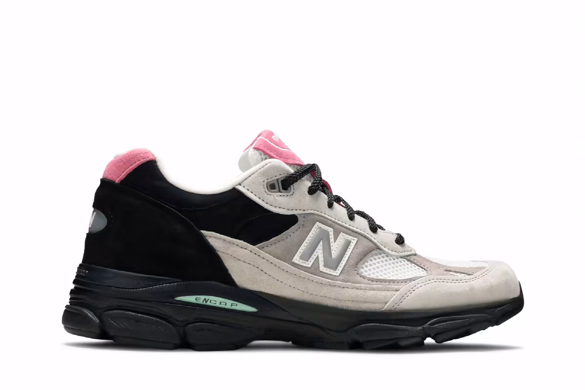 New Balance 991.9 Made In England Grey Pink, view 2
