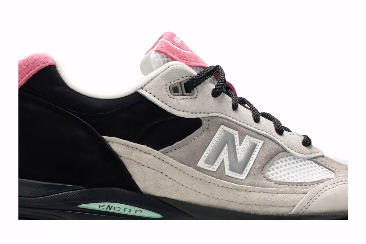 New Balance 991.9 Made In England Grey Pink, view 3