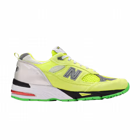 Aries x New Balance 991 Made in England 'Neon Yellow'
