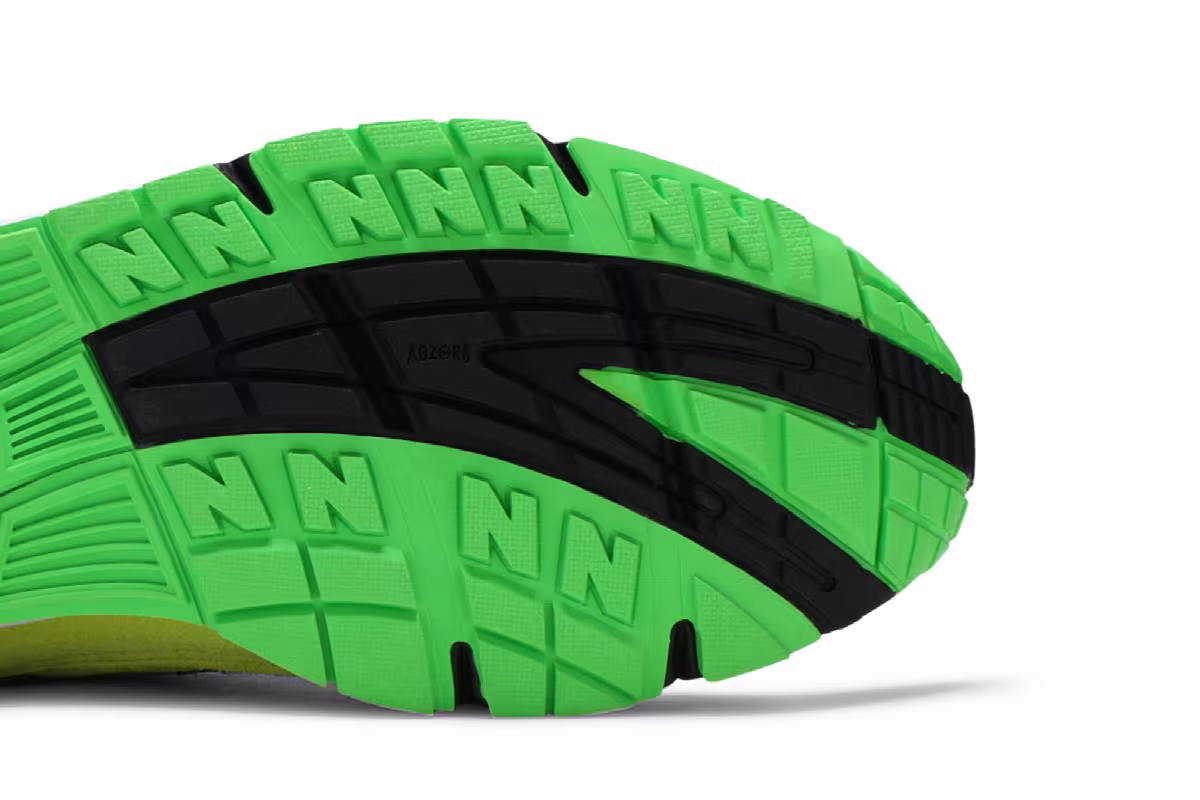 Aries x New Balance 991 Made in England Neon Yellow, view 6