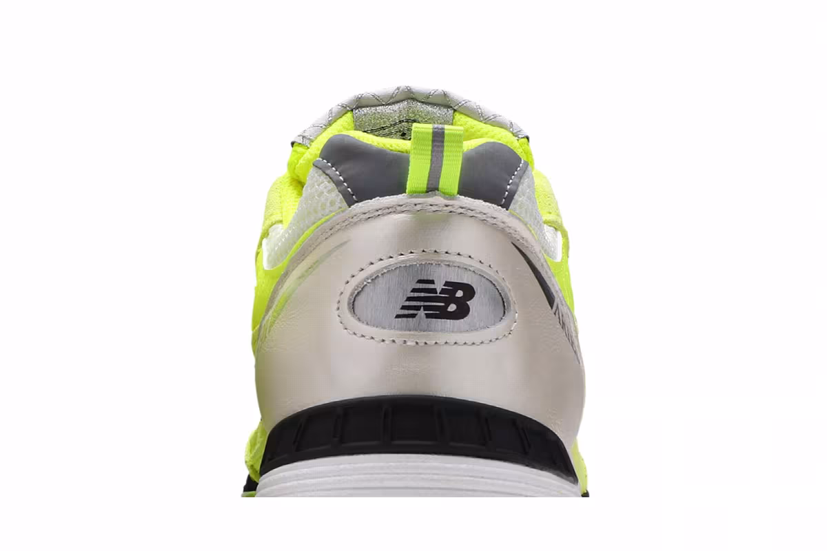 Aries x New Balance 991 Made in England Neon Yellow, view 8