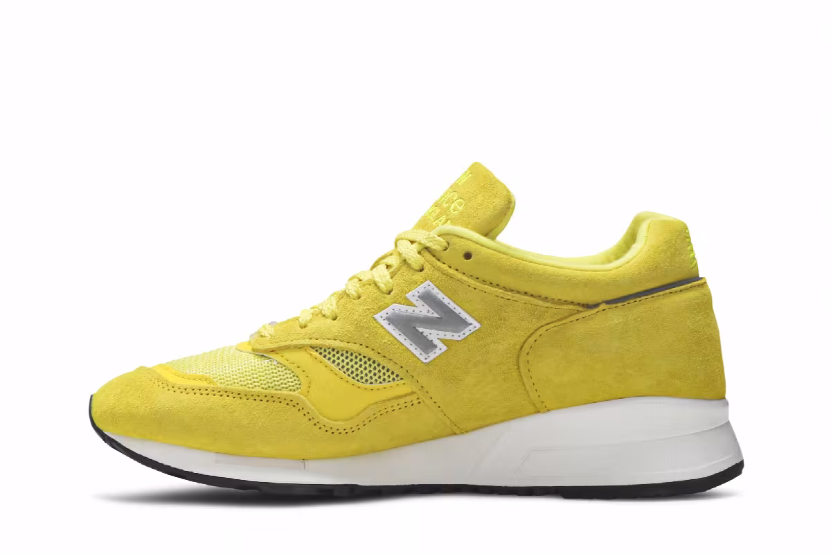 Pop Trading Company x New Balance 1500 Made in England Electric Yellow, view 4