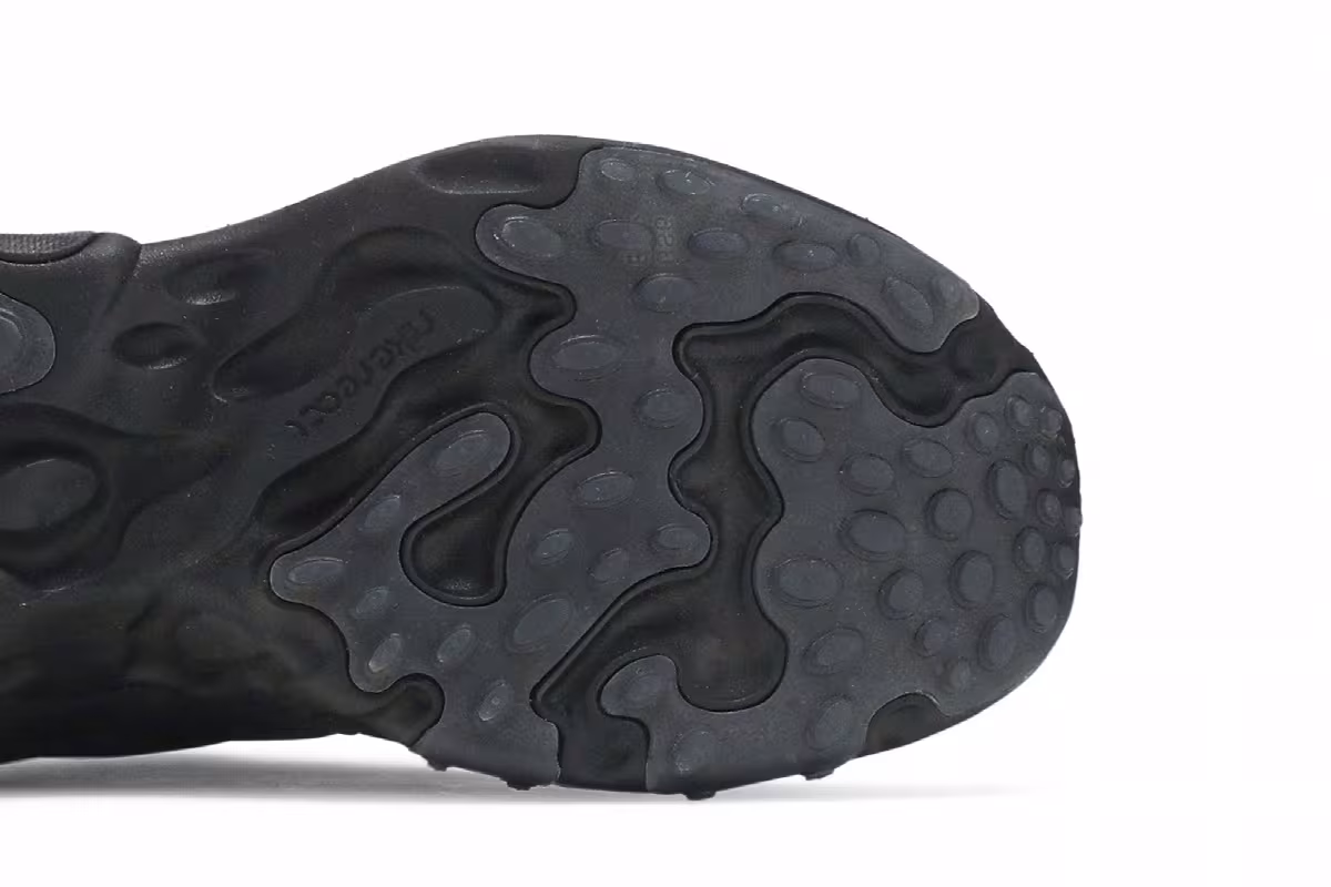 Nike React Presto GS Triple Black, view 6
