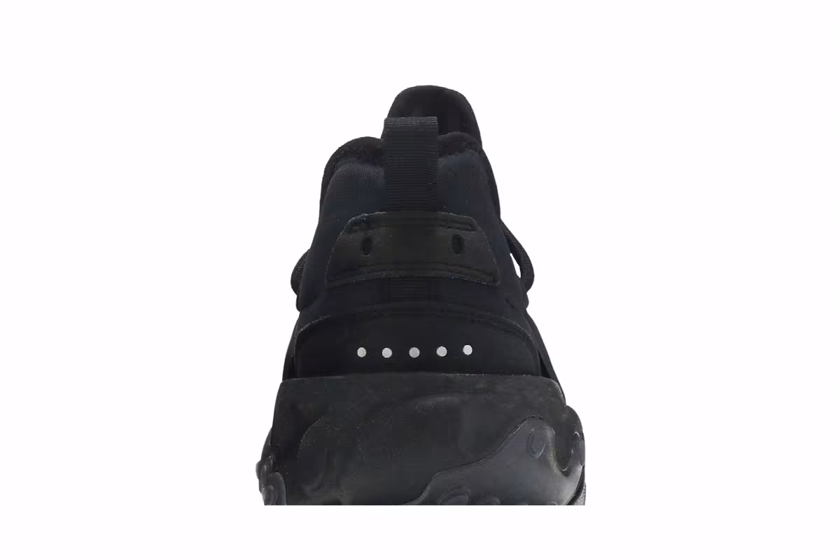 Nike React Presto GS Triple Black, view 8