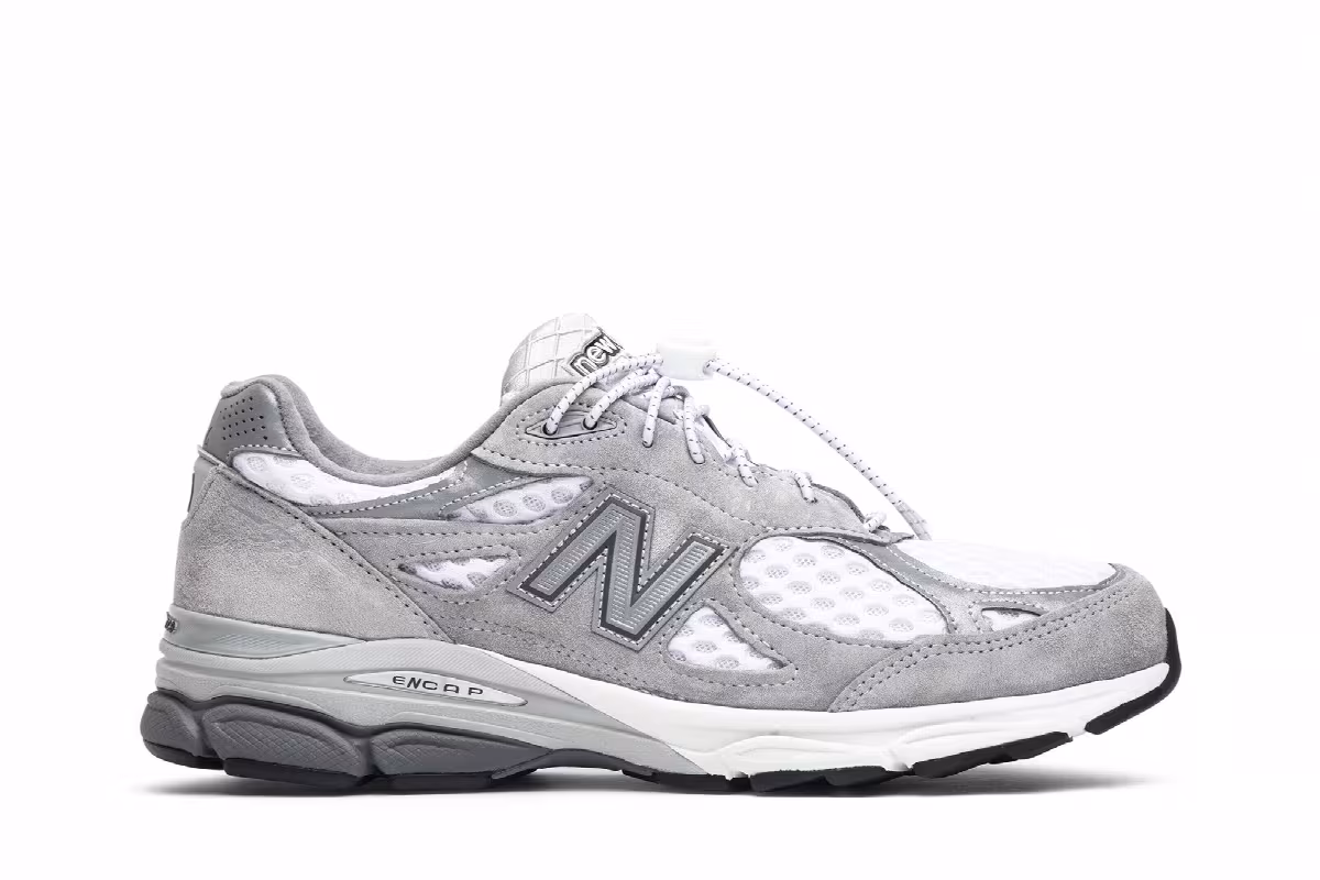 ULTRAOLIVE x New Balance 990v3 Made in USA Exaggerated Functionality, view 2