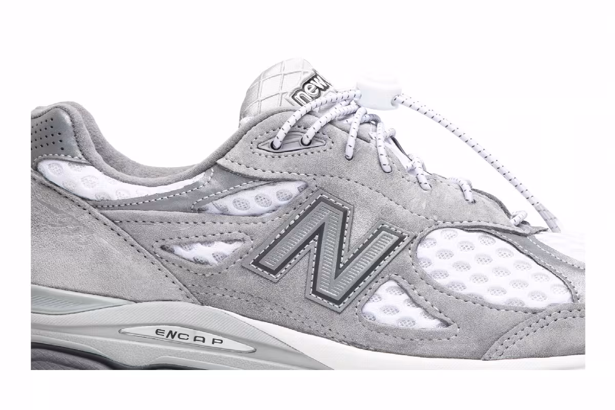 ULTRAOLIVE x New Balance 990v3 Made in USA Exaggerated Functionality, view 3