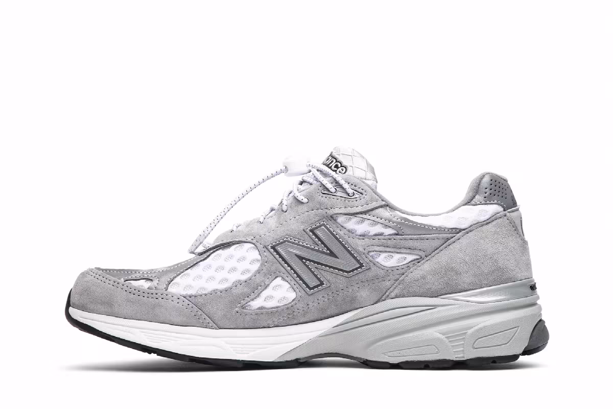 ULTRAOLIVE x New Balance 990v3 Made in USA Exaggerated Functionality, view 4