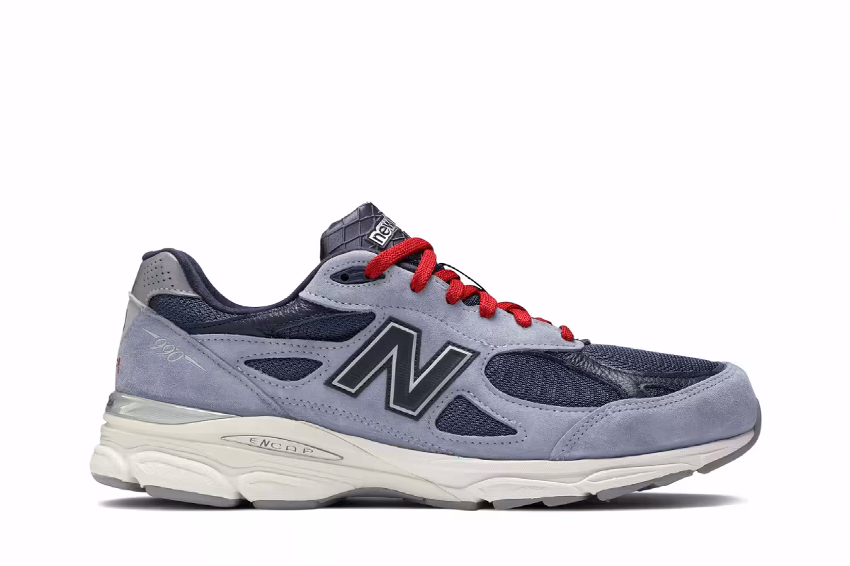 New Balance No Vacancy Inn x 990v3 Made in USA Water and WiFi, view 2