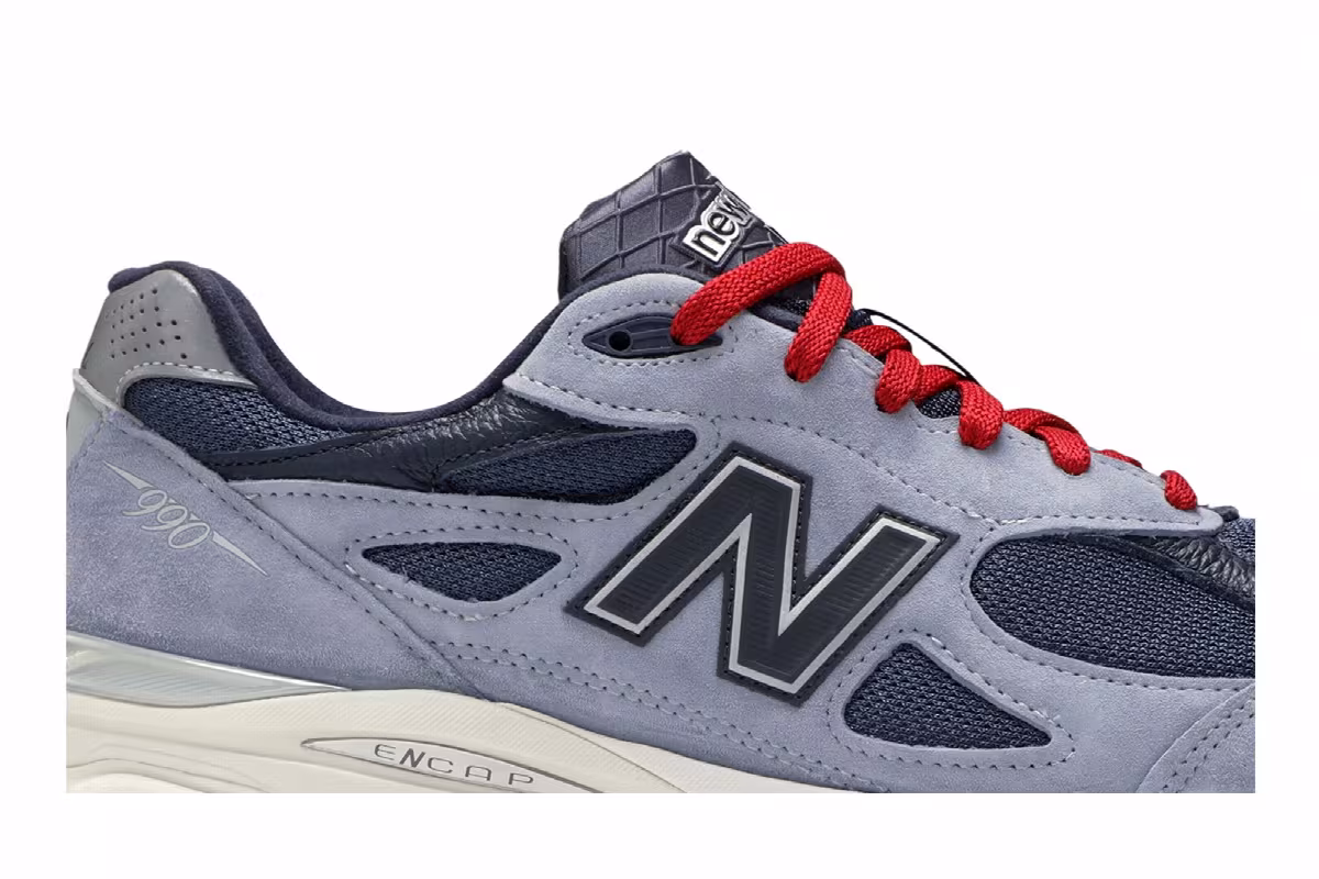 New Balance No Vacancy Inn x 990v3 Made in USA Water and WiFi, view 3
