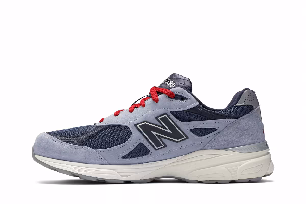 New Balance No Vacancy Inn x 990v3 Made in USA Water and WiFi, view 4