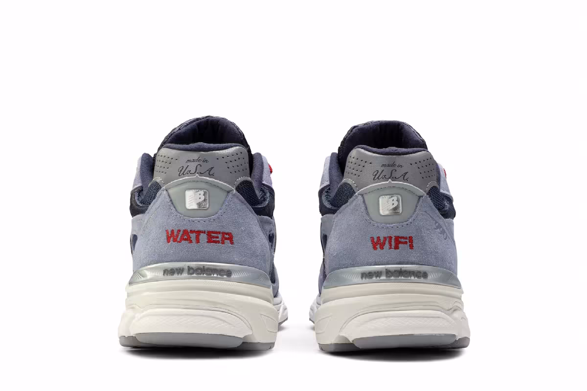 New Balance No Vacancy Inn x 990v3 Made in USA Water and WiFi, view 7