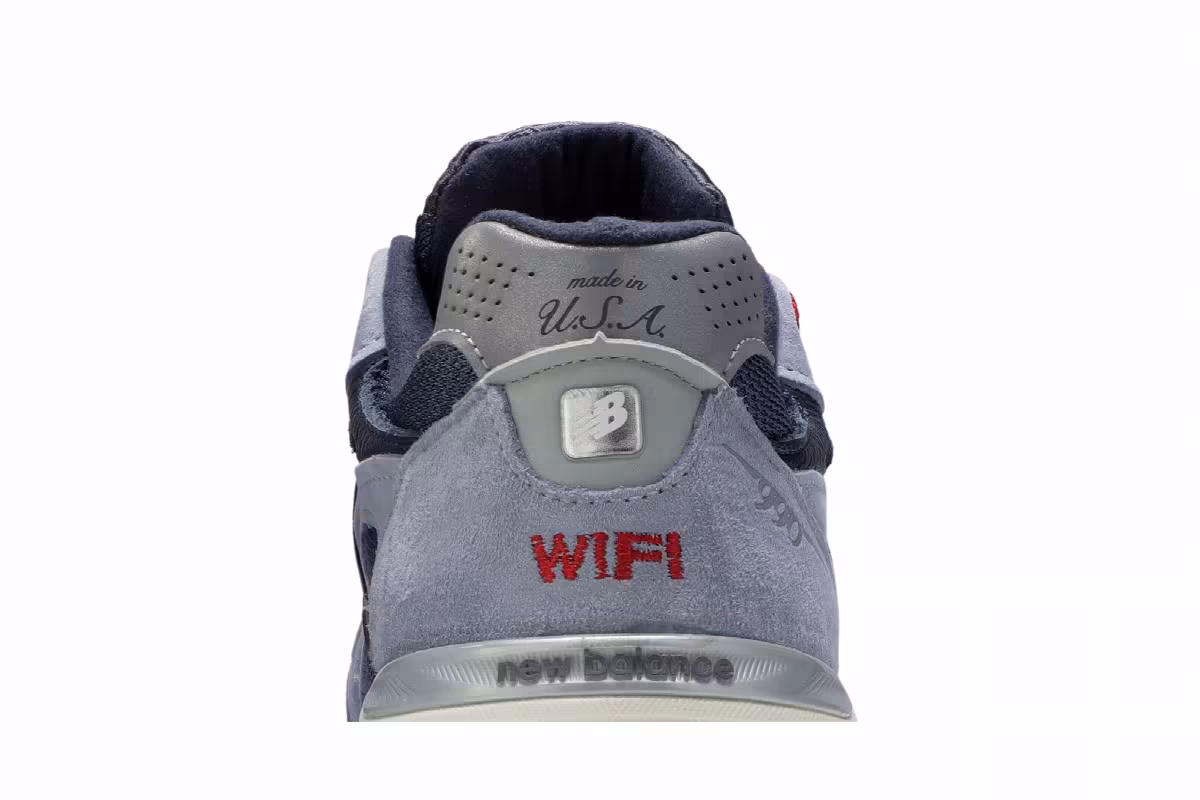 New Balance No Vacancy Inn x 990v3 Made in USA Water and WiFi, view 8