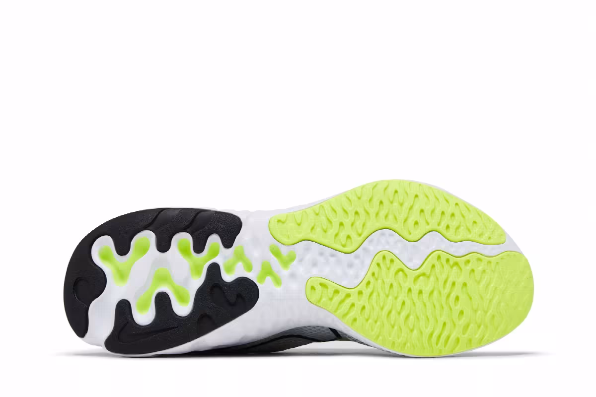 Nike Renew Run Grey Fog Volt, view 5