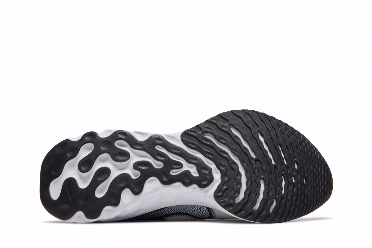 Nike React Infinity Run Flyknit Black White, view 5