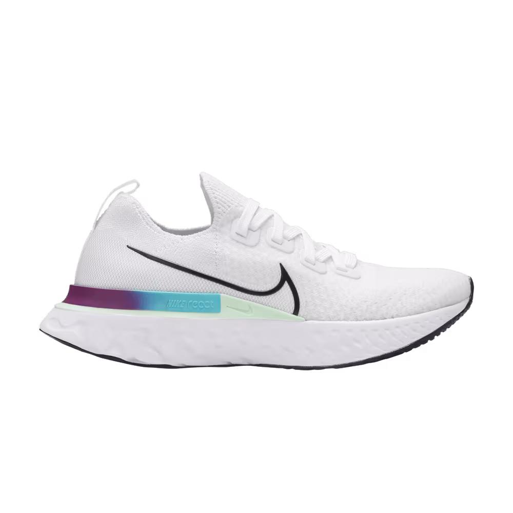 Nike Women's React Infinity Run Flyknit White Ombre