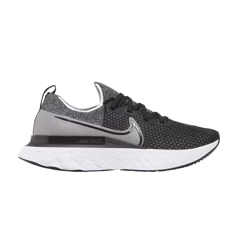 Nike Women's React Infinity Run Flyknit Black White