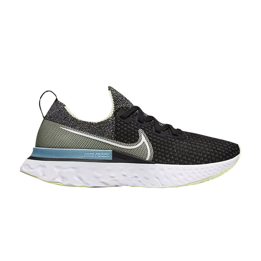Nike Women's React Infinity Run Flyknit Black Glacier Ice