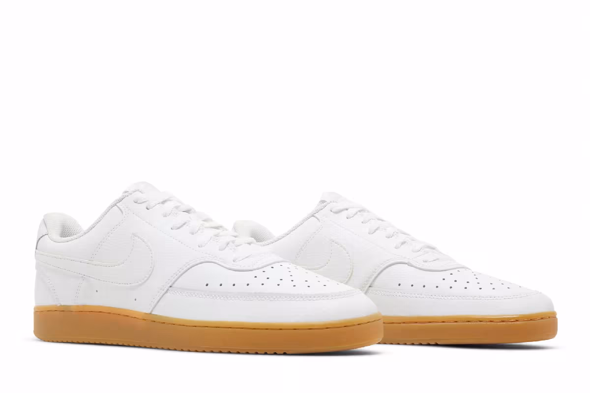 Nike Court Vision Low White Gum, view 9
