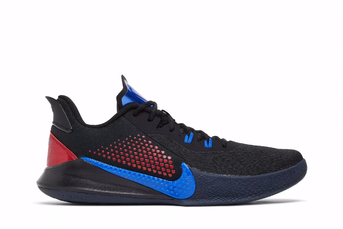 Nike Mamba Fury Black Racer Blue, view 2