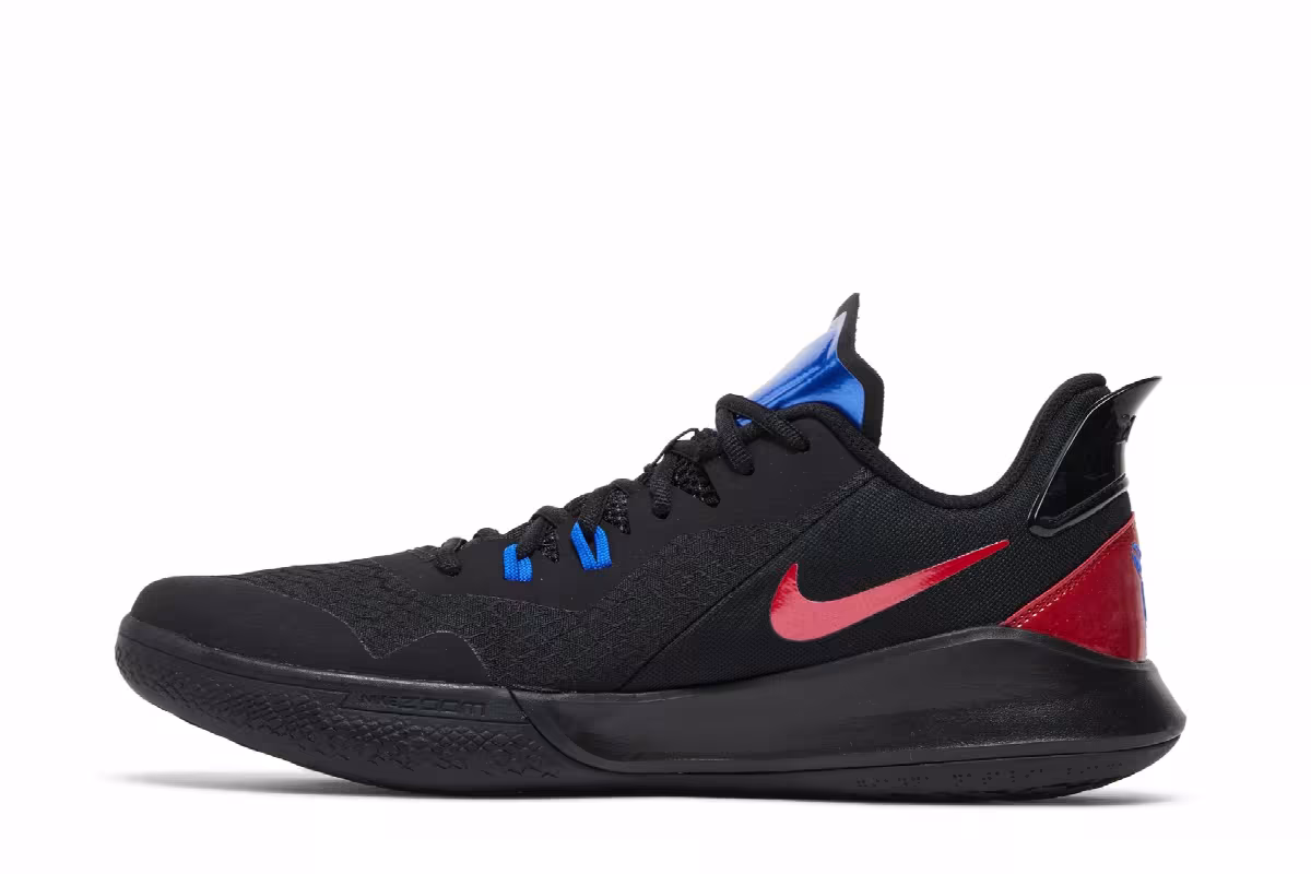 Nike Mamba Fury Black Racer Blue, view 4