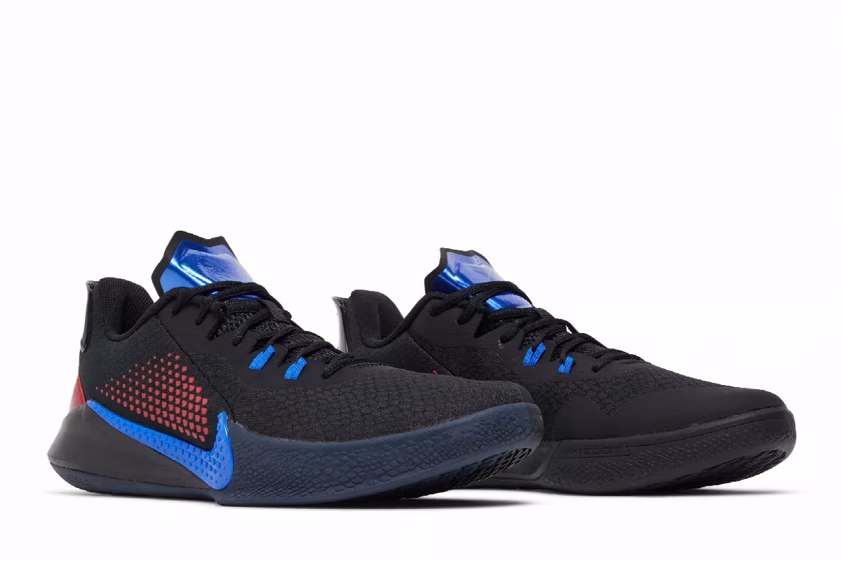 Nike Mamba Fury Black Racer Blue, view 9