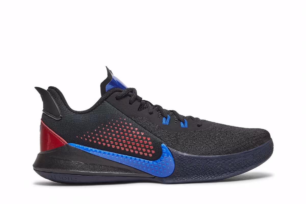Nike Mamba Fury EP Black Racer Blue, view 2