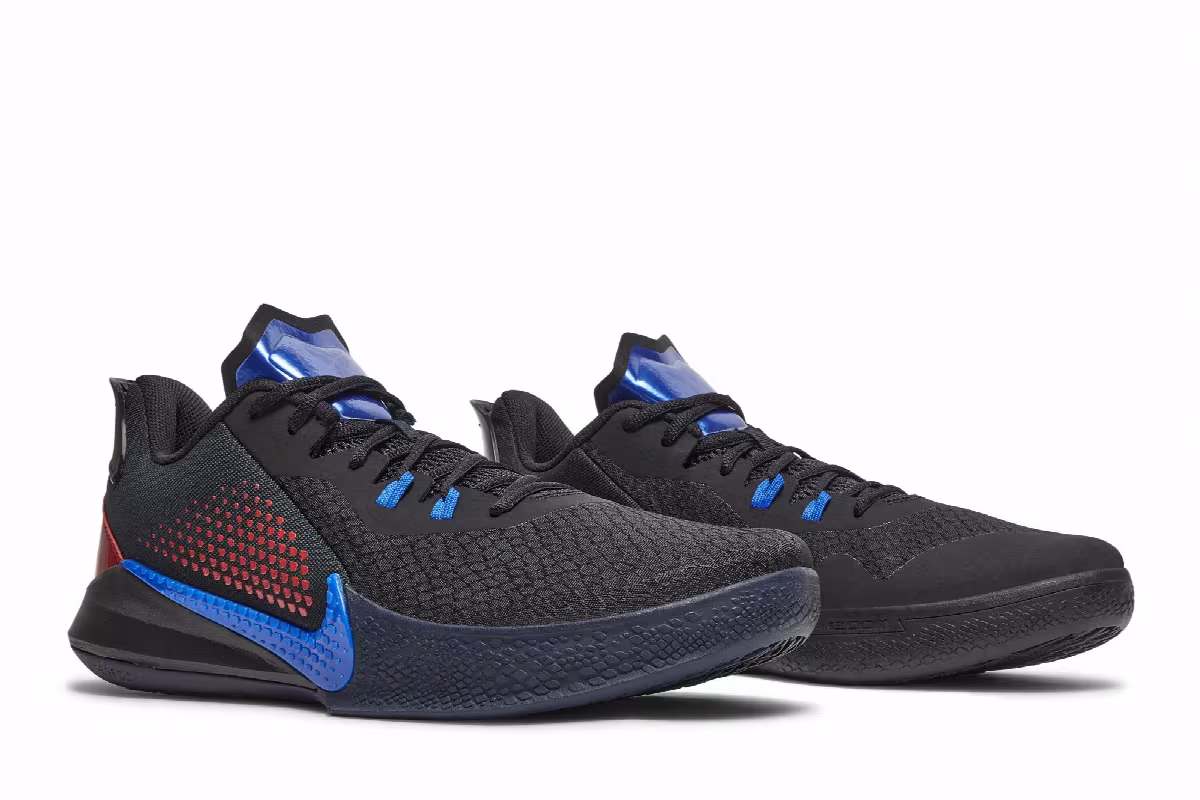 Nike Mamba Fury EP Black Racer Blue, view 9