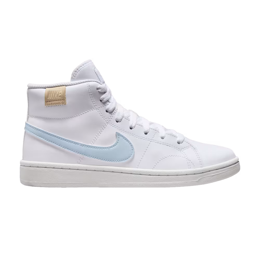Nike Women's Court Royale 2 Mid White Blue Tint