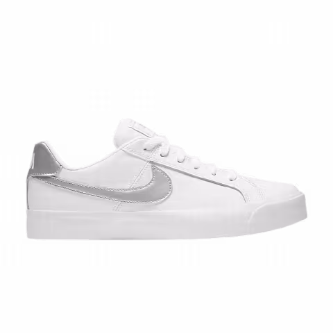 Nike Wmns Court Royale AC 'White Metallic Silver'
