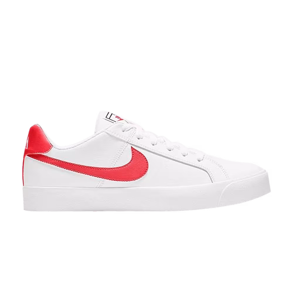 Nike Women's Court Royale AC White Flash Crimson