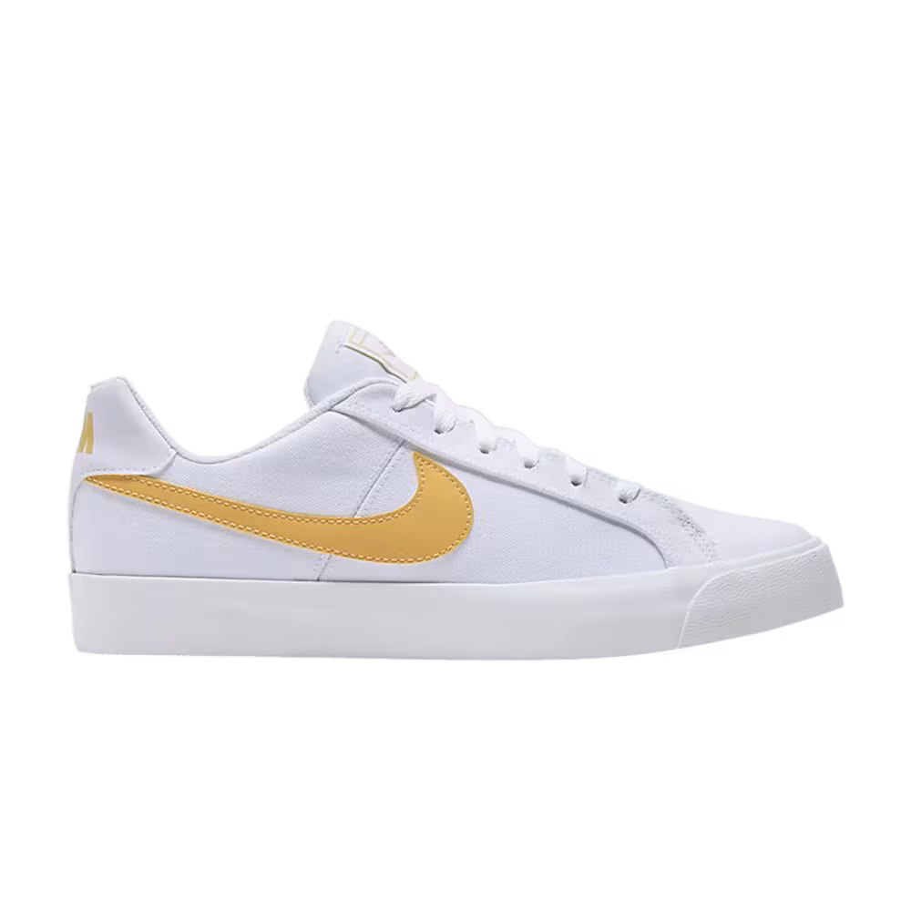 Nike Women's Court Royale AC Canvas White Topaz Gold