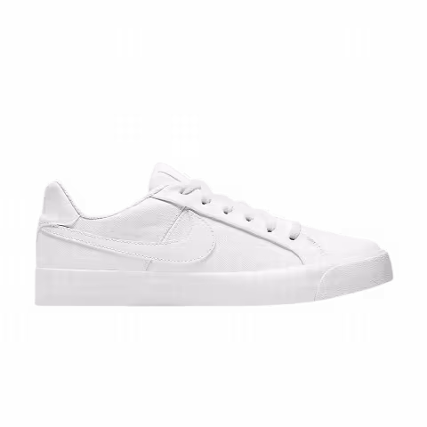 Nike Wmns Court Royale AC Canvas 'Triple White'