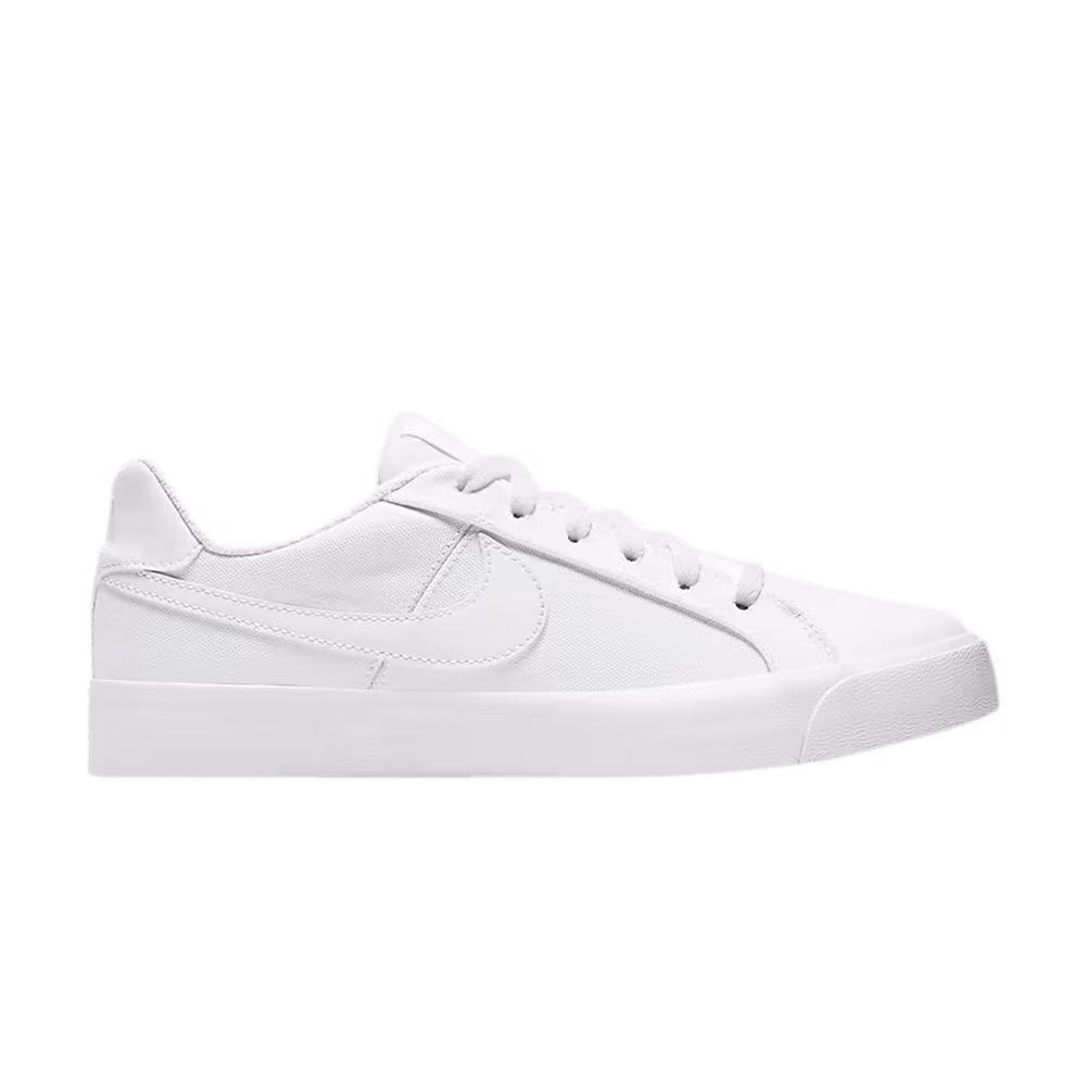 Nike Women's Court Royale AC Canvas Triple White