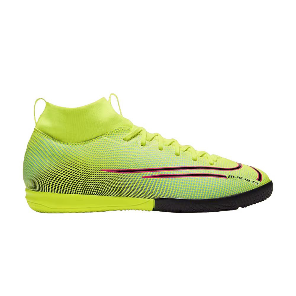 Nike Mercurial Superfly 7 Academy MDS IC GS Lemon Venom Aurora